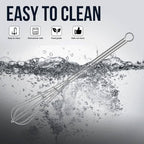 Mini whisk, Small Whisk 2 Pieces, 5in and 7in 304 Stainless steel Wire Whisk for Whisking, Beating, Mixing Sauces, Blending Ingredients