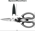 RAZIZ Kitchen Shears – Stainless Scissors, Heavy-Duty & Multiuse