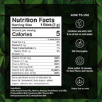 VitaCup Green Tea Instant Packets, Enhance Energy & Detox with Matcha, Moringa, B Vitamins, D3, Fiber, Keto, Paleo, Vegan in Tea Powder Single Serving Sticks, 72 Ct