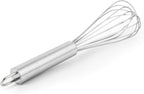 Fox Run 5830 Set of 3 Stainless Steel Wire Balloon Whisks, 8", 10" and 12-Inch
