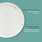 Gibson Home Modern Opal (Service for 4) 16 Piece Glass Chip Resistant Dishes Double Plates and Bowls Lightweight Dinnerware Set