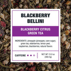 Tiesta Tea - Blackberry Bellini Cold Brew, Loose Leaf, Blackberry Citrus Green Tea, Medium Caffeinated, Cold Brew Packets, Makes 64 oz of Pitcher Per Bag (Pack of 10)
