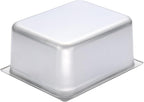 BIRDROCK HOME Stainless Steel Steam Table Pan - Hotel, Restaurant & Catering Supplies - 24 Gauge Steel, 9.9 qt Capacity - Meal Prep, Cooking, & Food Storage Container - 6" Depth, 1/2-Size (6 Pack)