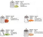 Rotary Cheese Grater Vegetable Potato Slicer Upgrade Stainless steel Rotary Handheld Grater Food Grater with 5 Blades for Vegetable Chesse Chocolate