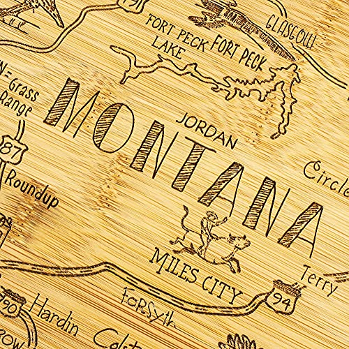 Destination Montana State Shaped Cutting Board - view 5