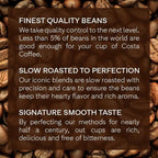 Costa Coffee Whole Bean Coffee, Signature Blend Dark Roast, 12oz each, Rainforest Alliance Certified