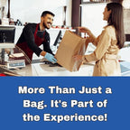 ASSUREPAK DIY Grocery Paper Bags - 200 units - 14"x10"x15.75" - Handle - Kraft Color - 74LB (110 GSM strong) - Recyclable Food & Supermarket Bags for Decorating & Branding - 141016NKPAPTHDL