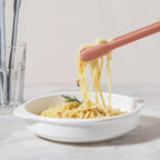 carrotez Silicone Cooking Kitchen Tongs, Anti-Slip,Non-Scratch Serving Tongs 9.25 Inches - Coral Pink