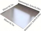 Large Stainless Steel Cutting Board,Suitable for Cutting Meat,Dicing,Vegetables,Fruits,Bread and Baking.ItIsConvenienttoClean,EasytoStoreandCan Be Washed in a Dishwasher (11.8 * 15.7in)