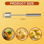 2025 New Long Handle Stainless Steel Corn Stripping Tool, Easy Clean Corn Cob Peeler Corn Peeler Tool, Corn Peeler Stainless Steel Splitter Tool Suitable for Home Kitchen (A-2Pcs)