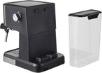 Coffee Machine, Spoon and Tamper Small Drip Coffee Machine, 1.5L Semi-automatic Coffee Machine, Latte Maker with Adjustable Shot Volume for Home