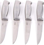 Oster Baldwyn High-Carbon Stainless Steel Kitchen Knife Cutlery Block Set, 22-Piece, Brushed Satin