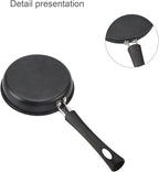 Mini Nonstick Omelet Pan with Lid, 6.3 Inch Single Serve Frying Pan Skillet, Dishwasher Safe, Multipurpose Pan Designed for Eggs, Omelets, Pancakes, Dishwasher Safe