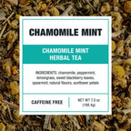 Tiesta Tea - Chamomile Mint Cold Brew, Loose Leaf, Premium Blend, Non-Caffeinated Iced Tea, 10 Cold Brew Packets, Makes One 64oz Pitcher