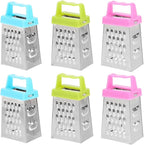 PRETYZOOM 30pcs Mini Grater Multifunctional Grater Box for Cheese Garlic and Vegetables Compact Design Non- Handle Easy to Clean Versatile Kitchen Tool for Shredding and Slicing