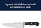 HENCKELS Classic Razor-Sharp 3-Piece Kitchen Knife Set, Chef Knife, Paring Knife, Utility Knife, German Engineered Informed by 100+ Years of Mastery, Stainless Steel