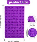 2 PCS Gummy Bear Candy Molds Silicone, 152 Cavity Bear Shape Mini Silicone Gummy Molds for Chocolate, Candy, Biscuits, Cookie, Jelly,Fondant,Ice Cube,Pet Dog Treats Mold