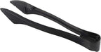 PARTY BARGAINS 8.5 Inches Plastic Serving Tongs, 24 Pack, Premium Quality & Heavy-Duty Black Plastic Tongs for BBQ, Salads, Grilling, Buffets, & Kitchen
