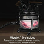 Filter Queen Majestic Surface Cleaner, Blue, Canister Vacuum with Bagless Cyclonic Action, The Ultimate All-in-One Cleaning Machine