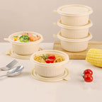 30 Pack 16 ounce Prep Meal Containers, Food Storage Boxes. Reusable Takeaway Containers， Stackable Bento Boxes. Microwave Refrigerators Are Safe.