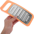 Cheese Grater Stainless Steel Graters Double Sided Potato Grater Carrot Slicer Vegetable Shredder with Handle for Cheese Ginger Chocolate Spices and More