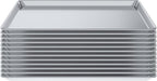 Pack of 12 | 18 in. x 26 in. Full Size Aluminum Bun. / Sheet Pan | Ideal for baking, roasting, cooling, prepping, or storing - a must-have in restaurants, bakeries, and busy kitchens.