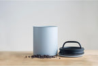 AirScape Planetary Design Kilo Coffee Storage Canister - US Patented Inner Plunger Lid Removes Excess Oxygen - Don't Buy airtight, Buy AIR-Less - Holds 2.2 lbs Coffee Beans - (Matte Gray)