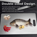 Titanium Cutting Board Set of 3,100% Pure Titanium Cutting Boards for Kitchen Double Sided,Hygiene Durable Dishwasher,Fruit & Vegetables （S+M+L)