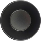 3 Inch Tart Pan, Carbon Steel Pastel De Nata Tins, Nonstick Egg Tart Molds, Mini Round Quiche and Pie Pan for Tartlet, Cupcake, Pudding, Muffin Baking - 8Pcs, Black