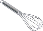 Restaurantware-German Standard 8.5 Inch French Whisk, 1 Dishwashable Kitchen Wire Whisk - Ergonomic Handle, Durable, Stainless Steel French Whip, For Blending, Stirring, Mixing Of Ingredients