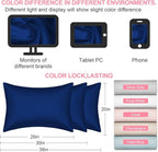 Mulberry Silk Pillow Cases King Size with Hidden Zipper, Ultra Smooth and Soft Breathable Cooling Silk Satin Pillowcase for Hair and Skin, Gifts for Women Men (Royal Blue, 20x36 Inches, 1 Pack)