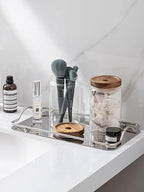 Kanwone Glass Storage Containers Set of 6, 28 Ounce Airtight Food Storage Containers with Bamboo lids, Clear Glass Jars for Pantry, kitchen, Flour, Sugar, Tea, Coffee, Snack, Cookies, Spice and Herbs