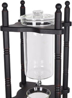 Cold Drip Coffee Maker, 2000ml Large Capacity Glass Dutch Coffee Dripper Ice Drip Coffee Tower w/Stable Base for Commercial Office