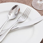 KINGSTONE 40-Piece Silverware Set for 8,18/10 Premium Stainless Steel Flatware Set, for Home, Restaurant, Wedding and Party Use, Mirror-Polished Cutlery Set, Dishwasher Safe.