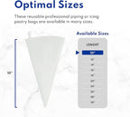 New Star Foodservice Commercial Grade Plastic Coated Canvas Pastry Bag, 20-Inch