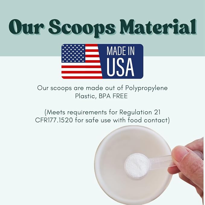 50 mL (50 CC | 1.69 Oz.) Long Handle Scoop for Measuring Coffee, Pet Food, Grains, Protein, Spices and Other Dry Goods (Pack of 10)