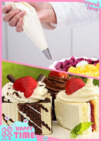 XXL 26in Pastry Bags Disposable, 100 Pcs 26 Inch Decorating Piping Bags for Frosting, Royal Icing, Professional Cake Supplies for Baking and Decorating