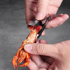2025 New Crawfish Peeler Tool Stainless Steel, Crayfish Shelling Device Seafood Tool, Crawfish Tail Peeler, Crawfish Tail Remover Tool, Stainless Steel Crawfish Tail Peeler Tool (3 Pcs)