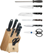 HENCKELS Classic Razor-Sharp 7-Piece Knife Set, Chef Knife, Bread Knife, German Engineered Informed by 100+ Years of Mastery