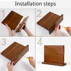 Personalized magnetic knife holder featuring the shape and name of the state where the US is located, as well as the date. Suitable for custom wedding, new home moving gifts, etc.
