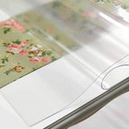 NECAUX Custom 27.6 x 35.5 Inch Frosted Desk Cover Protector, 1.5mm Thick Plastic Desk Pad, Frosted Desk Protector, Desk Mat on top of Desk, Decorative Table Protector for Writing Desk, Vanity Table