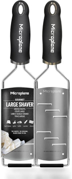 Microplane Gourmet Series Hand Held Parmesan Cheese Shaver (Black)