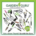 Garden Guru Straight Stainless Steel Pruner Pruning Shears Clippers Snips Sharp Bonsai Cutter Plant Trimming Scissor Straight Blade Garden Scissors Tool -Great for Roses Flowers Herbs Fruits (4 Pack)