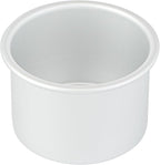 Restaurantware-Met Lux 4 x 3 Inch Straight-Sided Baking Tins, 12 Round Cake Pans - Oven-Ready, Freezable, Anodized Aluminum Round Baking Pans, Greaseproof, For Layer Birthday Cakes