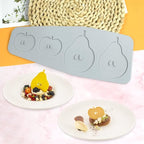 Hollow Leaf Silicone Mold Chocolate Candy 3D Hollow Leaf Candy Mold Food Cooking Meals Decorations Fondant Mold Polymer Clay Molds (Apple Pear B_9.96x4x0.12inch)