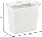Cole & Mason Fresh Herb Keeper - Acrylic Storage Container for Refrigerator - Storage for Herbs & Vegetables for Fridge - Fresh Herb Keeper