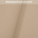 Leather Table Cover,1.8mm Thick,24x60 Inch Desk Cover,Large Desk Mat,Table Protector,Table Cover Protector,Desk Protector,Table Pad,(Light Brown+Gray,24x60)