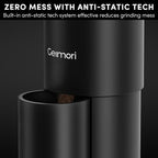 Burr Coffee Grinder,Wirsh Portable Electric Coffee Grinder Geimori T38 Plus with 38mm 6-Core Conical Burr,Stepless Grind Settings from Fine to Coarse for Espresso,Drip,French Press,Home&Travel Use