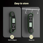 INKBIRD 0.5 Seconds Instant Read Meat Thermometer for Cooking RHT-11K, ±0.5℉ Accuracy Digital Food Thermometer with 1.42inch Large Screen, Waterproof Kitchen Thermometer for Candy, Grill, BBQ, Brewing