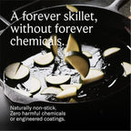 Field Company 8.38-Inch Cast Iron Skillet – Lightweight & Smooth, Made in USA, Pre-seasoned with Organic Oil – Great for 1–2 Servings (No.6 Small)